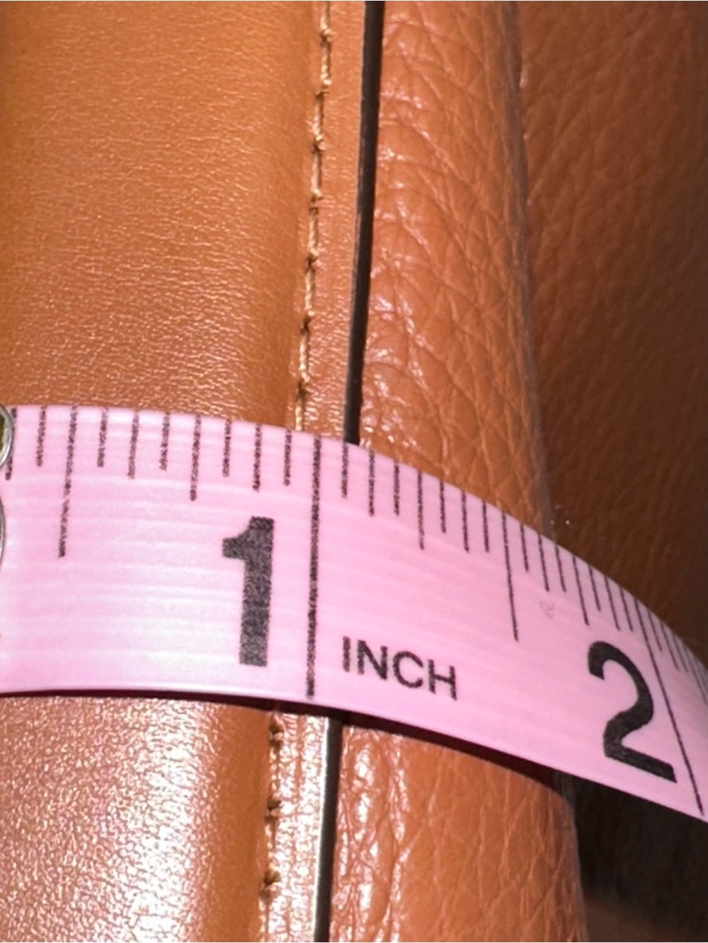 Coach Mae File Pebbled Leather Crossbody Bag Brown Zip Pocket Adjustable Strap - Picture 11 of 11